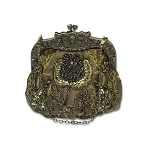 Vintage 1920S Beaded Evening Bag Pearl Clutch Bag Bridal Wedding :)